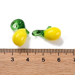 Стеклянный кулон с фруктами и едой&nbsp;X-RESI-U001-03A