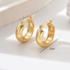 Серьги-кольца из нержавеющей стали 304&nbsp;QM4377-2