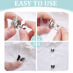 4 шт. 2-х цветные кнопки со стразами из сплава&nbsp;FIND-ME0002-78