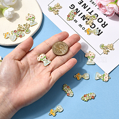 16шт 4 стиля подвески из сплава с эмалью&nbsp;FIND-SC0019-89