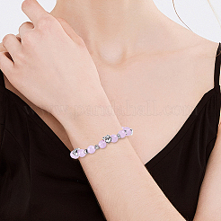 180 шт. 6 цвета тибетский стиль сплав европейские бусины&nbsp;TIBEB-PA0001-14