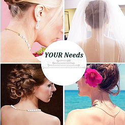 4 шт. 4 набора удлинителей цепочек из стерлингового серебра&nbsp;DIY-GO0002-28