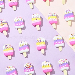 20шт 2 цвета кабошоны из полимерной глины ручной работы&nbsp;CLAY-YW0002-27