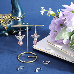 2 пара 925 сережек с застежкой-русалкой из стерлингового серебра&nbsp;STER-BBC0007-22