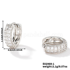 Элегантные винтажные латунные серьги-кольца&nbsp;FH4971-1