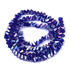 Гальванизируйте прозрачное стекло бисер нитей&nbsp;LS-GLAA-N021-4mm-02