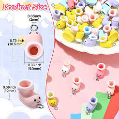 Подвески из непрозрачной смолы 50 шт.&nbsp;RESI-CJ0004-45