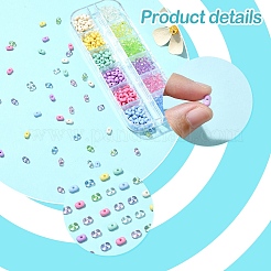 Непрозрачные и прозрачные акриловые бусины&nbsp;MACR-YW0003-16