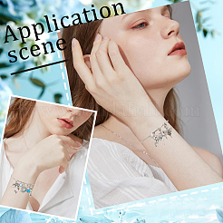 12шт. браслет из нержавеющей стали 304&nbsp;BJEW-SC0001-28