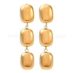 Серьги-гвоздики с кисточками из нержавеющей стали 304&nbsp;EJEW-Q044-05G