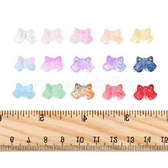 120 шт. 15-цветные прозрачные стеклянные бусины-спрей&nbsp;GLAA-FS0002-12B