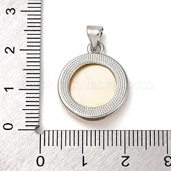 Подвески-моли из натуральной желтой ракушки&nbsp;KK-D537-04P-01