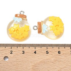 Прозрачные смоляные подвески&nbsp;RESI-K203-19