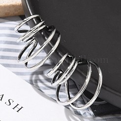 Серьги-манжеты из латуни для женщин&nbsp;EJEW-U036-03P