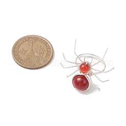 Кольца из натурального драгоценного камня&nbsp;RJEW-TA00211-01