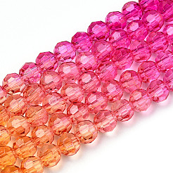 Прозрачные стеклянные бусины&nbsp;GLAA-E036-07K