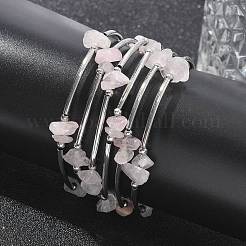 Драгоценный камень чип нити основы браслеты&nbsp;X-BJEW-JB01517-01