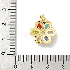 Латунные микро проложить кубического циркония подвески&nbsp;KK-F905-13G-02