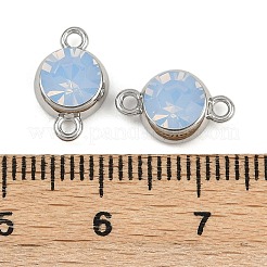 Шармы-соединители из латуни с паве из кубического циркония&nbsp;KK-H078-06P-01