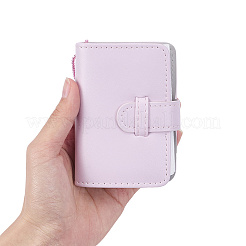 Мини-книжка-держатель для фотокарточек из искусственной кожи&nbsp;AJEW-WH20060-22A