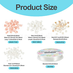 Набор для самостоятельного изготовления браслета из натуральных ракушек&nbsp;DIY-CF0001-10