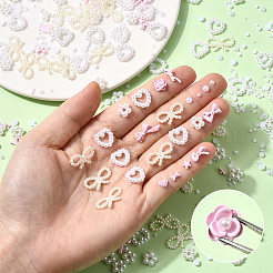 644 шт. имитация жемчужных кабошонов из сплава&nbsp;MRMJ-SP0001-13