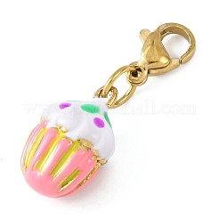 Подвесные украшения из эмали из нержавеющей стали 304&nbsp;LS-STAS-D205-03A-G