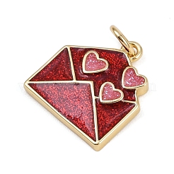 Латунь эмаль подвески&nbsp;KK-B150-01G-03