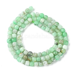 Натуральные хризопразные бисерные пряди G-F748-F01-01B