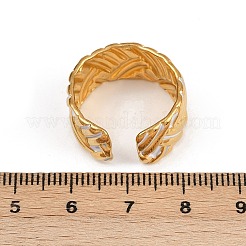 Регулируемые эмалированные манжеты из нержавеющей стали 304 для женщин&nbsp;RJEW-A074-06G