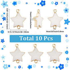 10 шт. пресноводные ракушечные звенья/соединители&nbsp;SHEL-SC0001-62