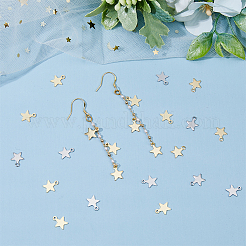 200 шт. 2-х цветные подвески из нержавеющей стали 304&nbsp;STAS-DC0015-73