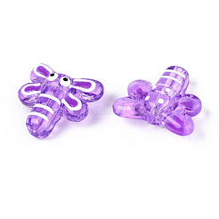 Эмалевые бусины ручной работы в технике лэмпворк&nbsp;LAMP-T023-26G