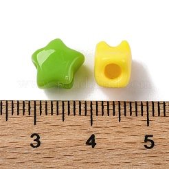 Непрозрачные акриловые бусины&nbsp;MACR-F080-10