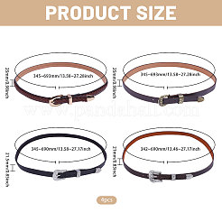 4 шт. 4 стиля резинки для шляп из искусственной кожи&nbsp;DIY-CA0007-59