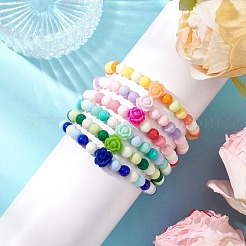 Акриловые браслеты из бисера&nbsp;BJEW-JB11701