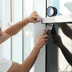 Прямоугольный светодиодный светильник для домашних животных в рулонах блокирующих наклеек&nbsp;AJEW-WH0270-052B