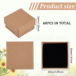 60шт картонные шкатулки для украшений&nbsp;CBOX-BC0001-53
