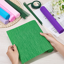 6 рулон гофрированной бумаги ручной работы 6 цветов&nbsp;DIY-CP0012-89A