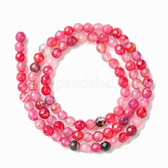 Естественно хрустят агат бисера пряди&nbsp;G-R344-4mm-55