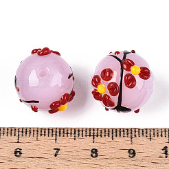 Эмалевые бусины ручной работы в технике лэмпворк&nbsp;LAMP-T023-23H