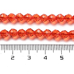 Прозрачные стеклянные бусины&nbsp;GLAA-A014-03C