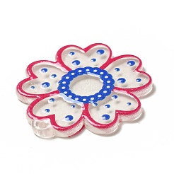 Прозрачные акриловые подвески с принтом&nbsp;OACR-B003-02E