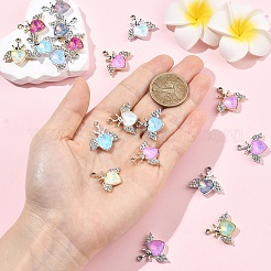 20 шт. 2-цветный сплав с УФ-покрытием&nbsp;FIND-YW0011-17