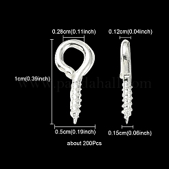 Железный винт с проушиной&nbsp;IFIN-YW0001-86S