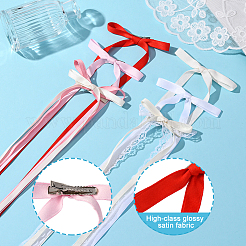 12 шт. 6 цвета платиновые железные заколки для волос из кожи аллигатора для девочек&nbsp;PHAR-SP0001-12