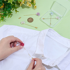 5 шт. булавки для лацкана из сплава незабудки&nbsp;JEWB-PH01277