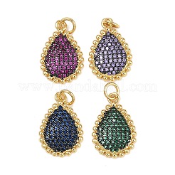 Латунные микро проложить кубического циркония подвески&nbsp;KK-S526-01G