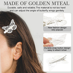 12 шт. 2 стиля железные заколки для волос из кожи аллигатора для женщин и девочек&nbsp;PHAR-SP0001-28B