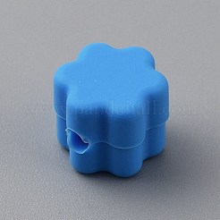 Цветочные силиконовые фокусные бусины&nbsp;SIL-TAC0008-10F